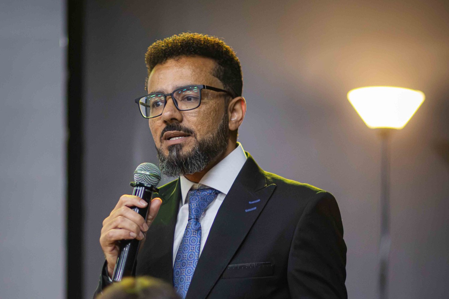 Adriano Bernardes durante uma edição do Direito Aumentado Experience